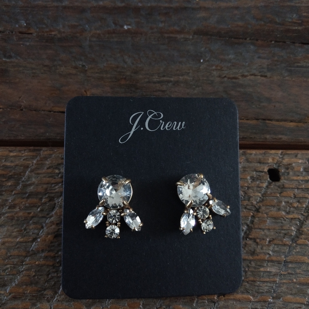 Jcrew Crystal Teardrop Earring